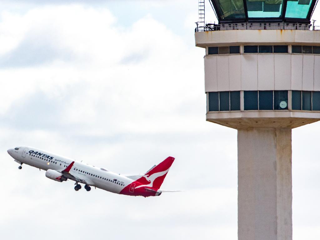 Flights to and from India have been grounded over the world’s worst COVID-19 outbreak. Picture: NCA NewsWire / Sarah Matray