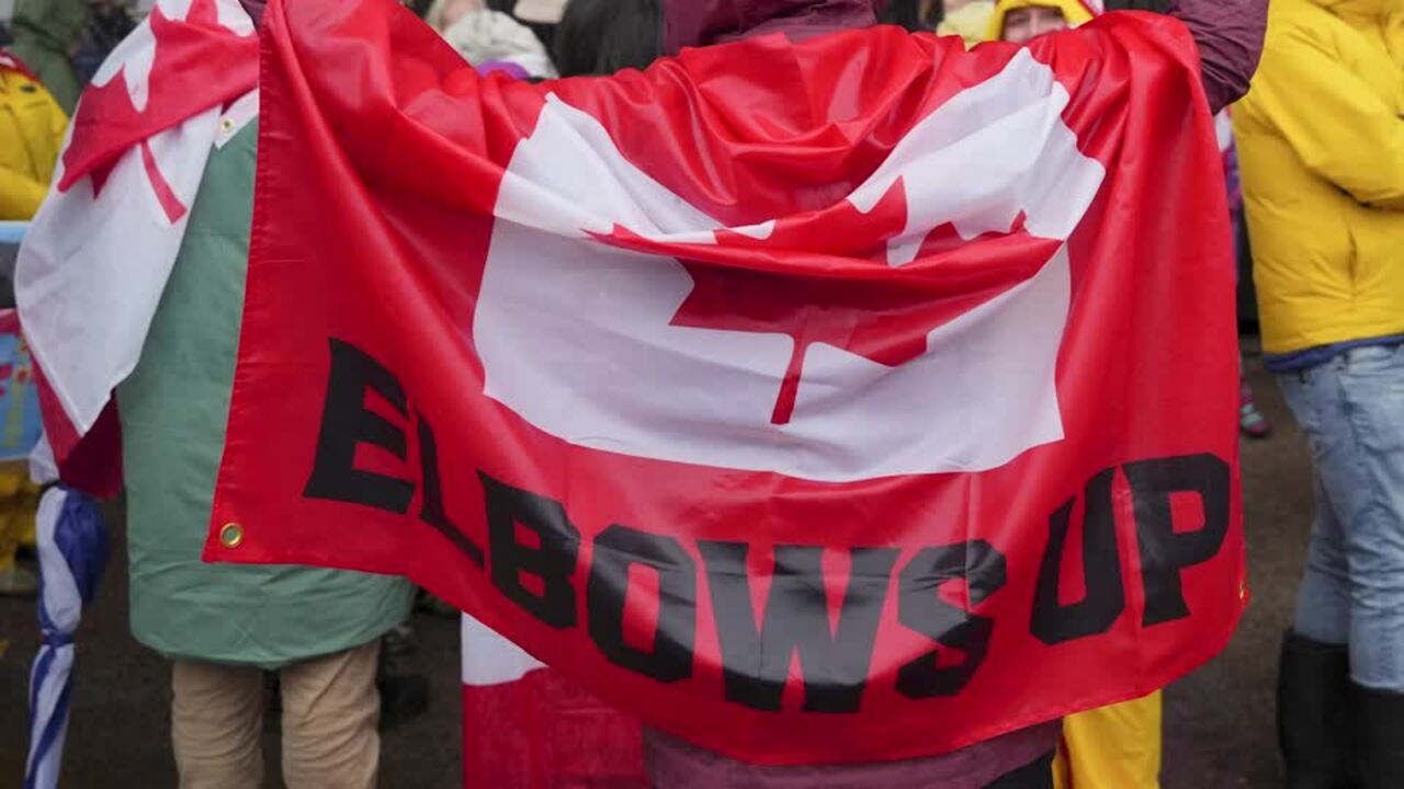 Canadians head to the polls with 'elbows up' amid US trade war