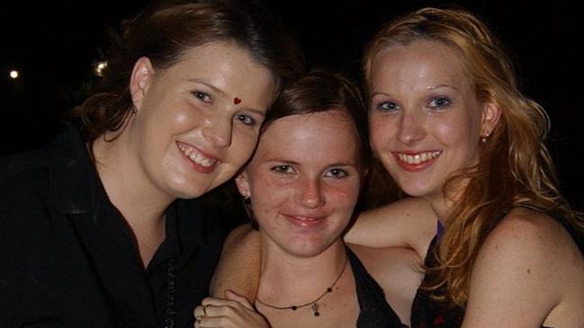Leanne Pritchard, Kerrie Hartas & sharon Johnson on Flinders Street East Pic Bryan Lynch AD273014