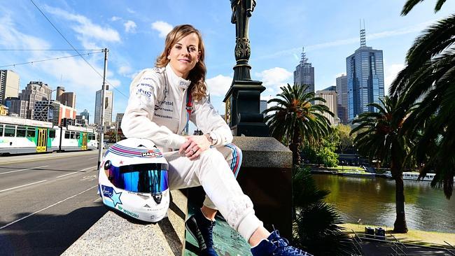 Williams Formula One team test driver Susie Wolff says attitudes about women in motorsport are changing. Picture: Tim Carrafa.