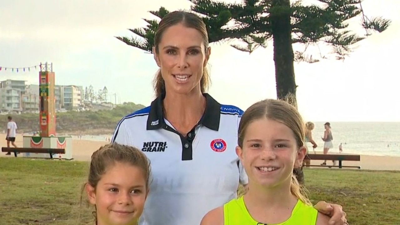 Candice with daughters Indi and Isla. Photo: Channel 7