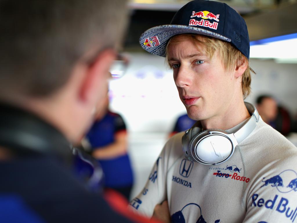 It’s a savage silence on Brendon Hartley from Toro Rosso.