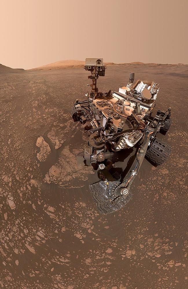 Curiosity rover, which launched to Mars on November 26, 2011, snapped the stunning images perched on the side of the Red Planet’s Mount Sharp. Picture: NASA/JPL-Caltech