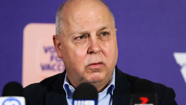 Treasurer of Victoria Tim Pallas ripped into the federal government over its support of Victorian tradies on Saturday. Picture: Asanka Ratnayake/Getty Images