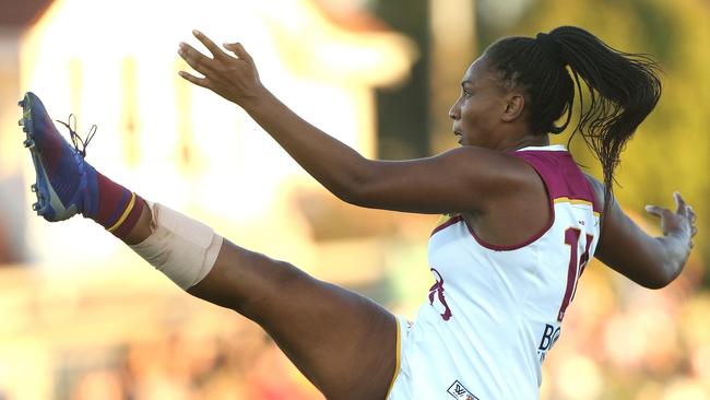 Lions forward Sabrina Frederick-Traub was the difference. Picture: AAP