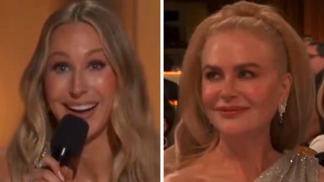 Nikki Glaser spared Nicole Kidman from a brutal joke at the Golden Globes.