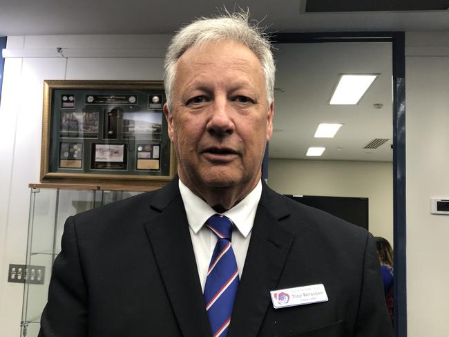 Cove Football Club president Tony Kernahan is vowing to improve the Cobras’ culture after Marion Council reversed its decision to boot them out of their home. Picture: Ashleigh Pisani