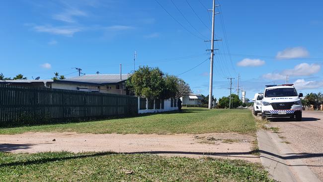 Police are on scene at an Ayr home where a car was driven through a home.