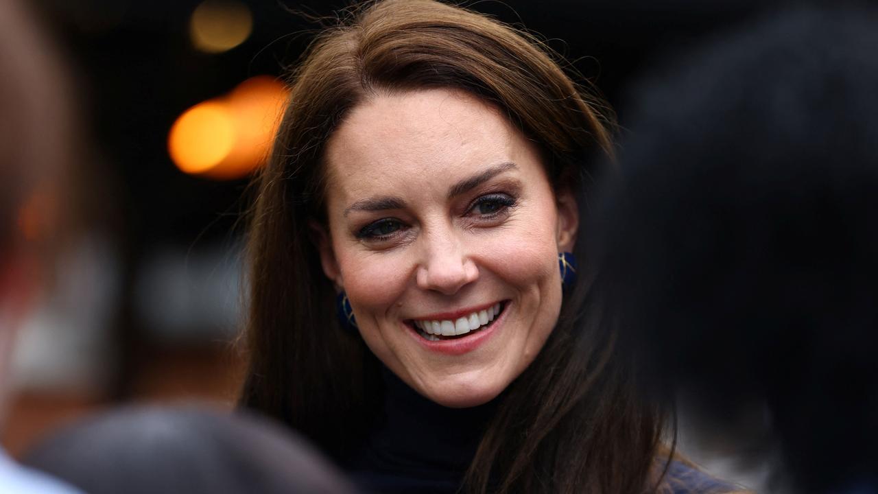 At least we now know that Kate Middleton isn’t growing out a bad fringe. Picture: HANNAH MCKAY / POOL / AFP