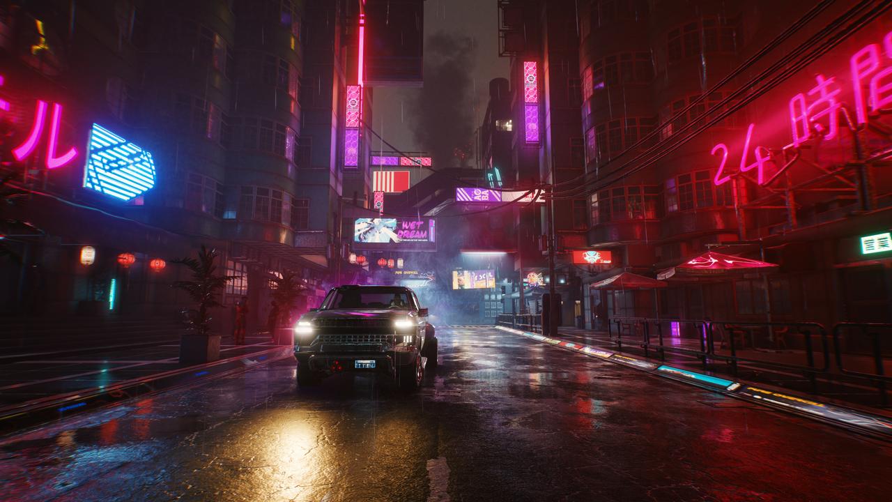 Cyberpunk 2077 is set in the Blade Runner-inspired futuristic Night City.