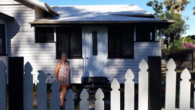 Michele Carlson couldn't afford to buy a home in 2012 after her marriage broke down. Now she has come back to Gladstone after living in Tin Can Bay for four years.