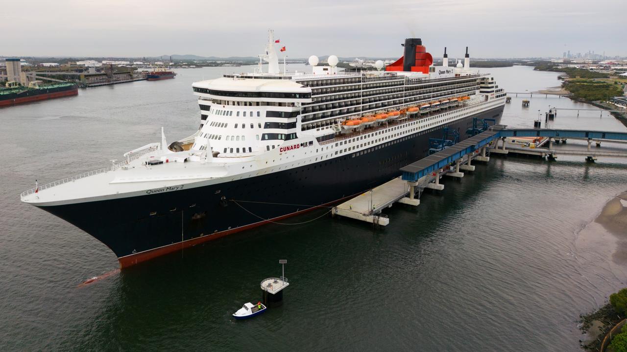 It’s aboat time!; Queen Mary 2 docks in Brisbane The Courier Mail