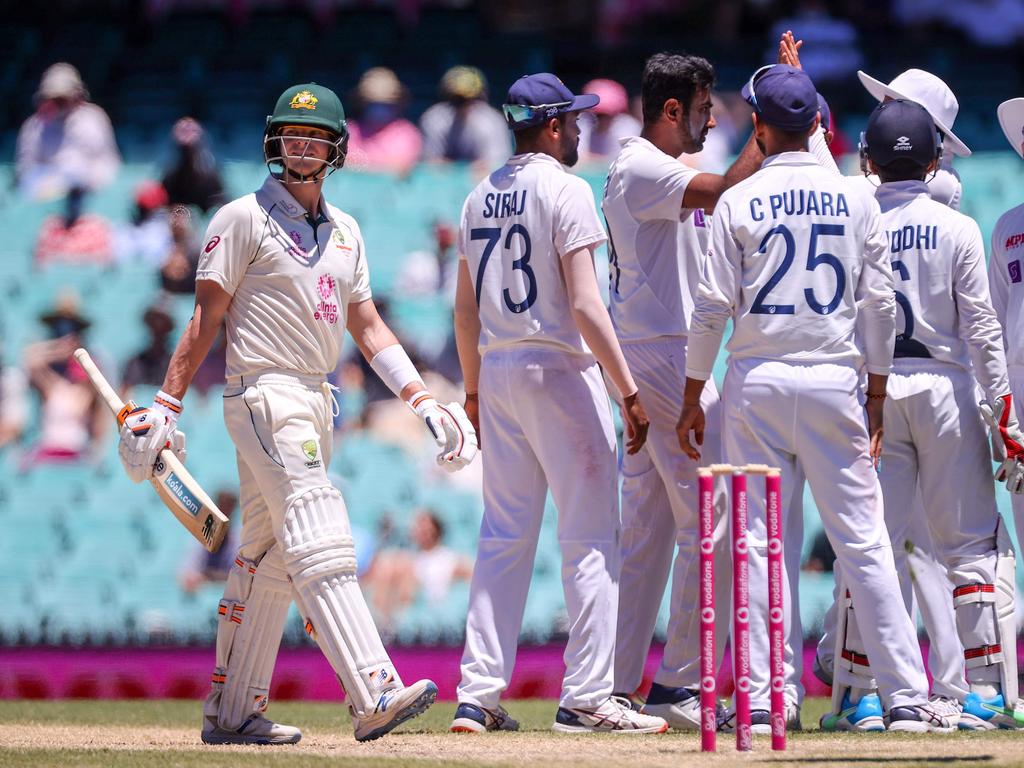 Steve Smith during day four of the third Test match between Australia and India.