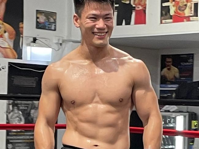 Tim Tszyu's opponent Takeshi Inoue is looking shredded ahead of their fight.