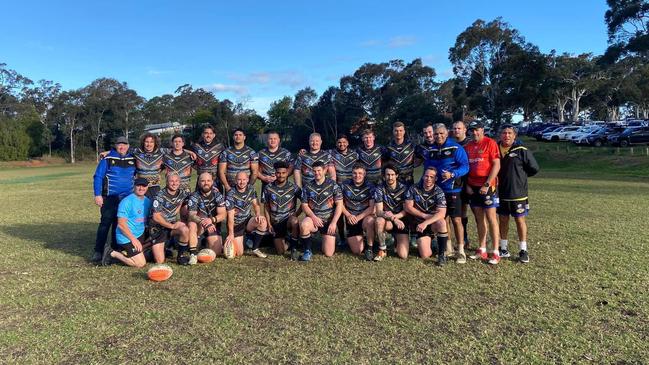 The Nowra Bomaderry Jets after their final game in the 2022 season. Photo: Contributed