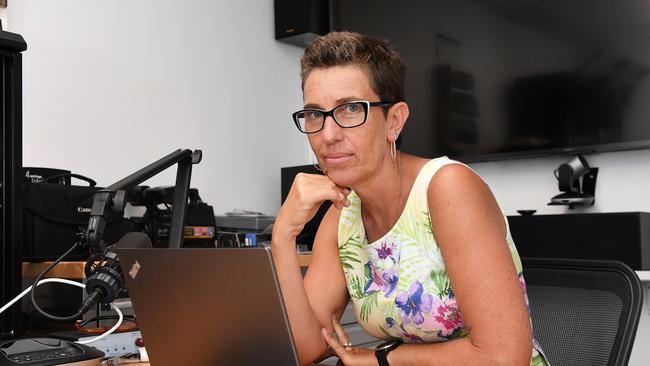 Kathy Sundstrom is a former Sunshine Coast Daily journalist who now works at identity and cyber support service IDCARE. Picture: Patrick Woods.