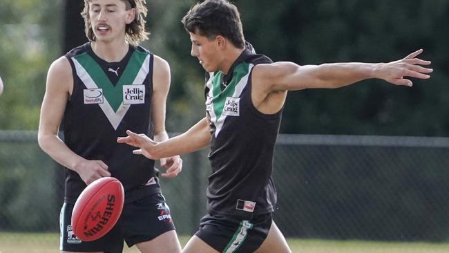 EFL Division 3 2022 football: Donvale v Coldstream at Donvale Reserve. Mihaele Zalac -  Donvale. Picture: Valeriu Campan