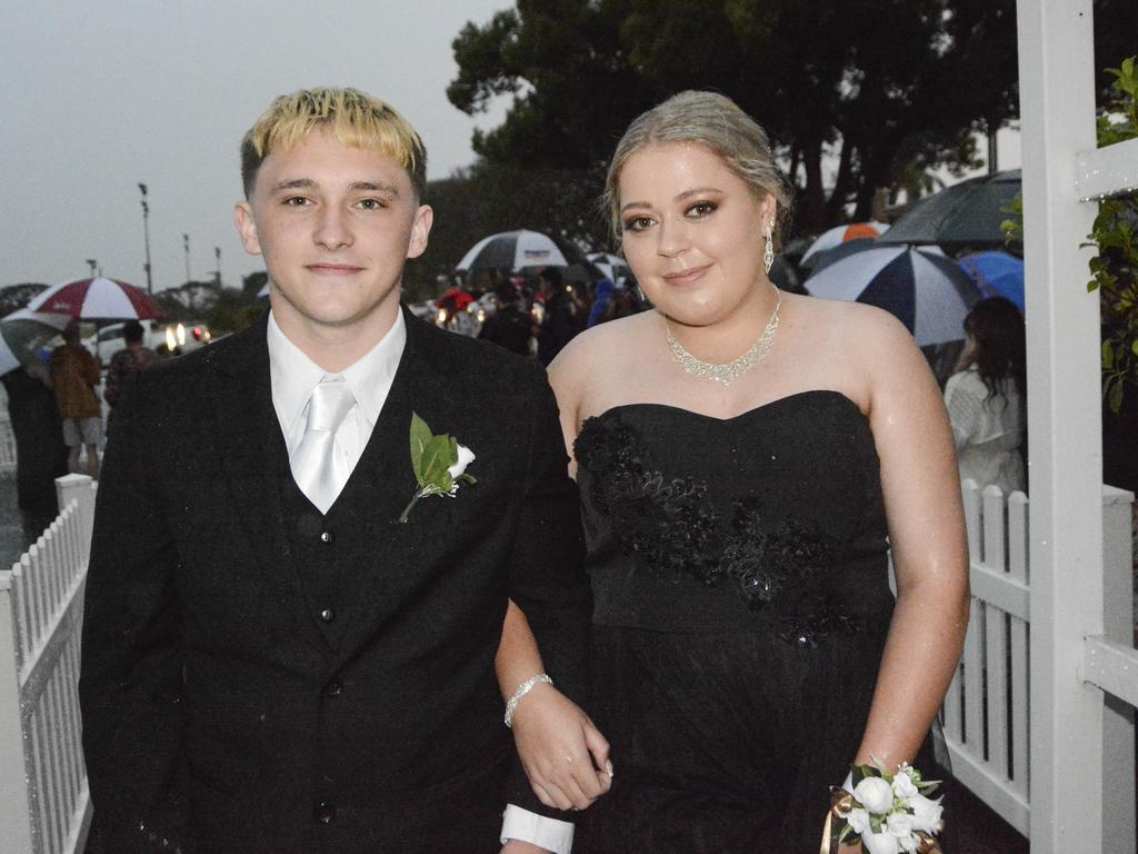 Preston Wills and Taliah Farris at Wilsonton State High School formal at Clifford Park Racecourse, Wednesday, November 13, 2024. Picture: Tom Gillespie