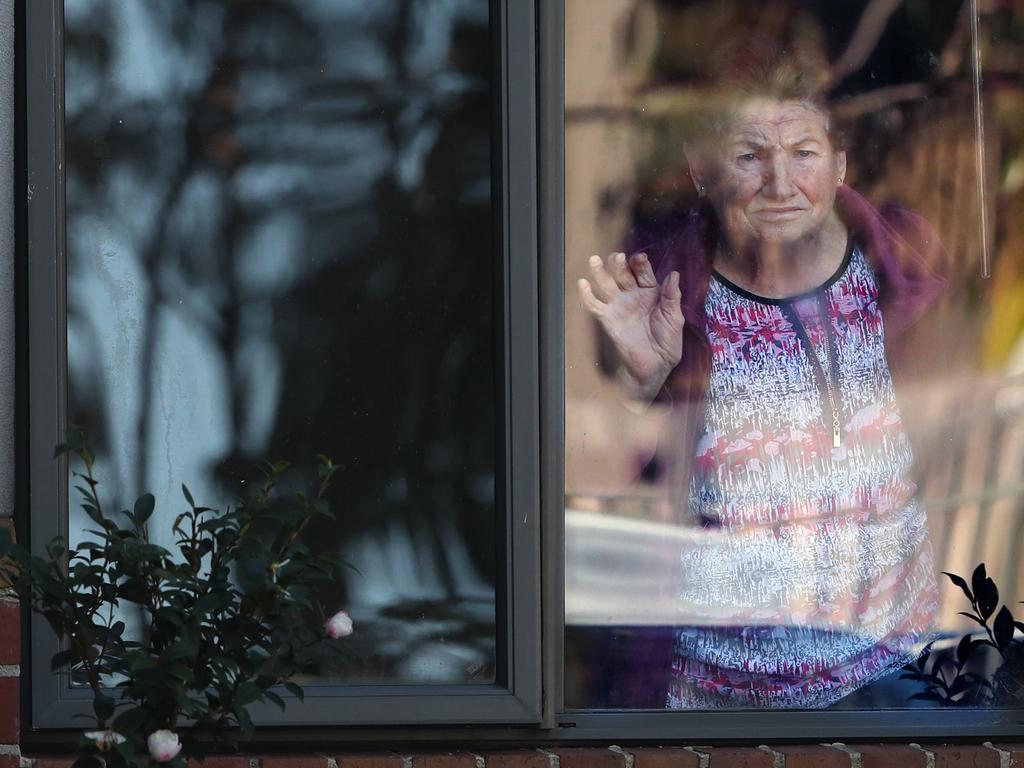 Arcare Maidstone Aged Care residents must quarantine in their rooms after three cases emerged out of the facility. Picture: David Crosling