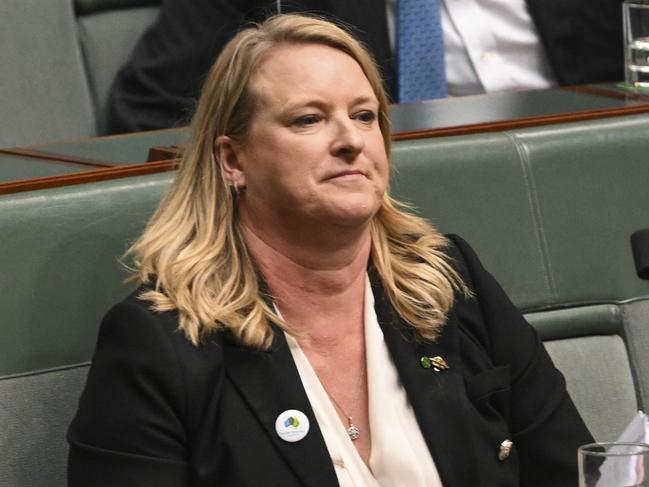 CANBERRA, AUSTRALIA, NewsWire Photos. SEPTEMBER 7, 2023: Independent Federal Member for North Sydney, Kylea Tink during Question Time at Parliament House in Canberra. Picture: NCA NewsWire / Martin Ollman