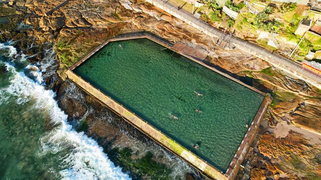 North Cronulla Rock Pool. picture John Grainger