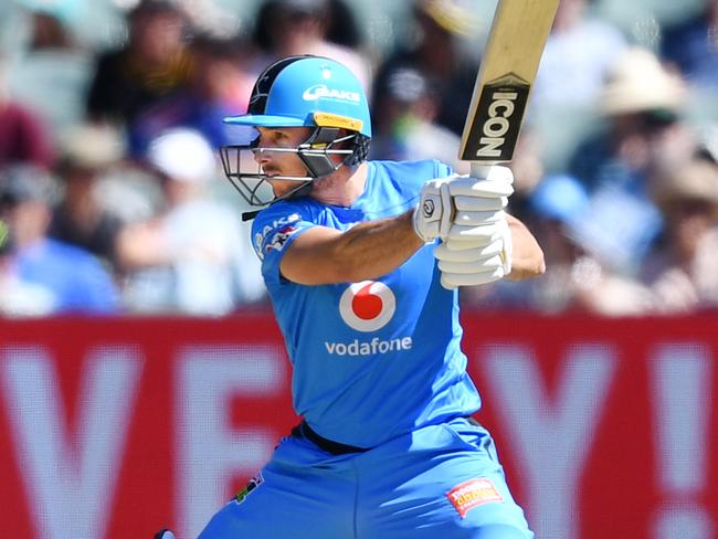 Chowna is hoping to learn plenty from Jonathan Wells, pictured in action for the Adelaide Strikers.