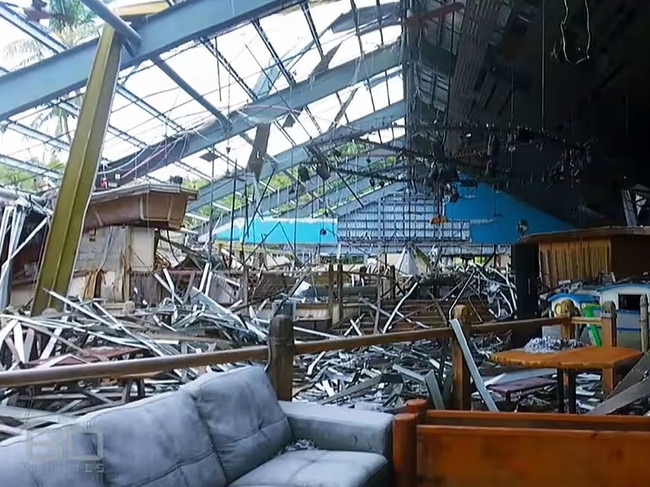 South Molle was destroyed and has sat abandoned since. Picture: 60 Minutes