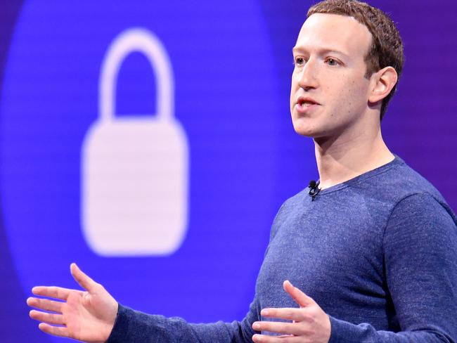 (FILES) In this file photo taken on May 1, 2018 Facebook CEO Mark Zuckerberg speaks during the annual F8 summit at the San Jose McEnery Convention Center in San Jose, California. - Facebook is leaping into the world of cryptocurrency with its own digital money, designed to let people save, send or spend money as easily as firing off text messages."Libra" -- described as "a new global currency" -- was unveiled June 18, 2019 in a new initiative in payments for the world's biggest social network with the potential to bring crypto-money out of the shadows and into the mainstream. Facebook and an array of partners released a prototype of Libra as an open source code to be used by developers interested in weaving it into apps, services or businesses ahead of a rollout as global digital money next year. (Photo by JOSH EDELSON / AFP)