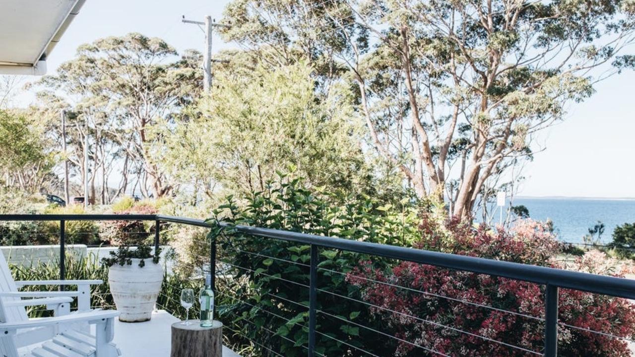 Views of Jervis Bay from the front balcony.