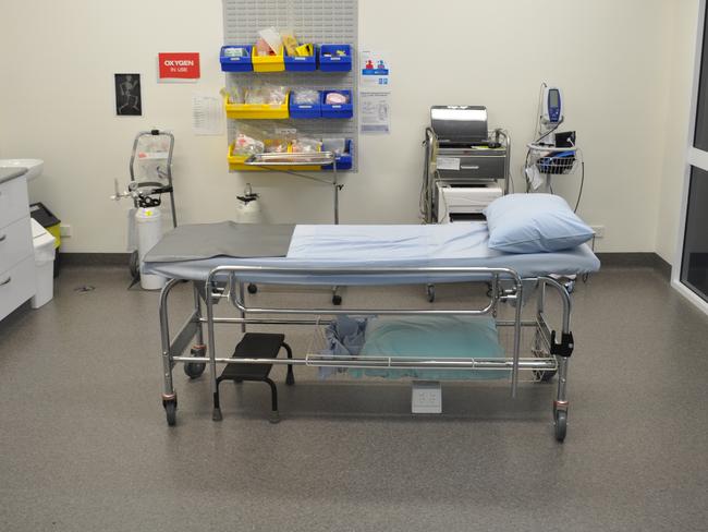 One of the emergency consult rooms with a private ambulance ramp (through the doors) as  part of an extension to the existing Ingham Family Medical Practice on Halifax Road, Ingham. RACHEL RILEY