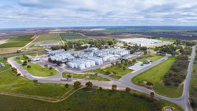 Karadoc Winery in Red Cliffs Victoria is for sale with all equipment including storage for millions of litres of wine.