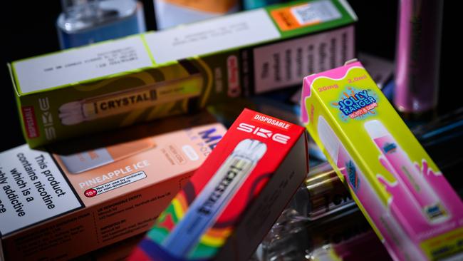 Vapes typically come in a variety of different flavours and are easily disposable. Picture: Getty Images