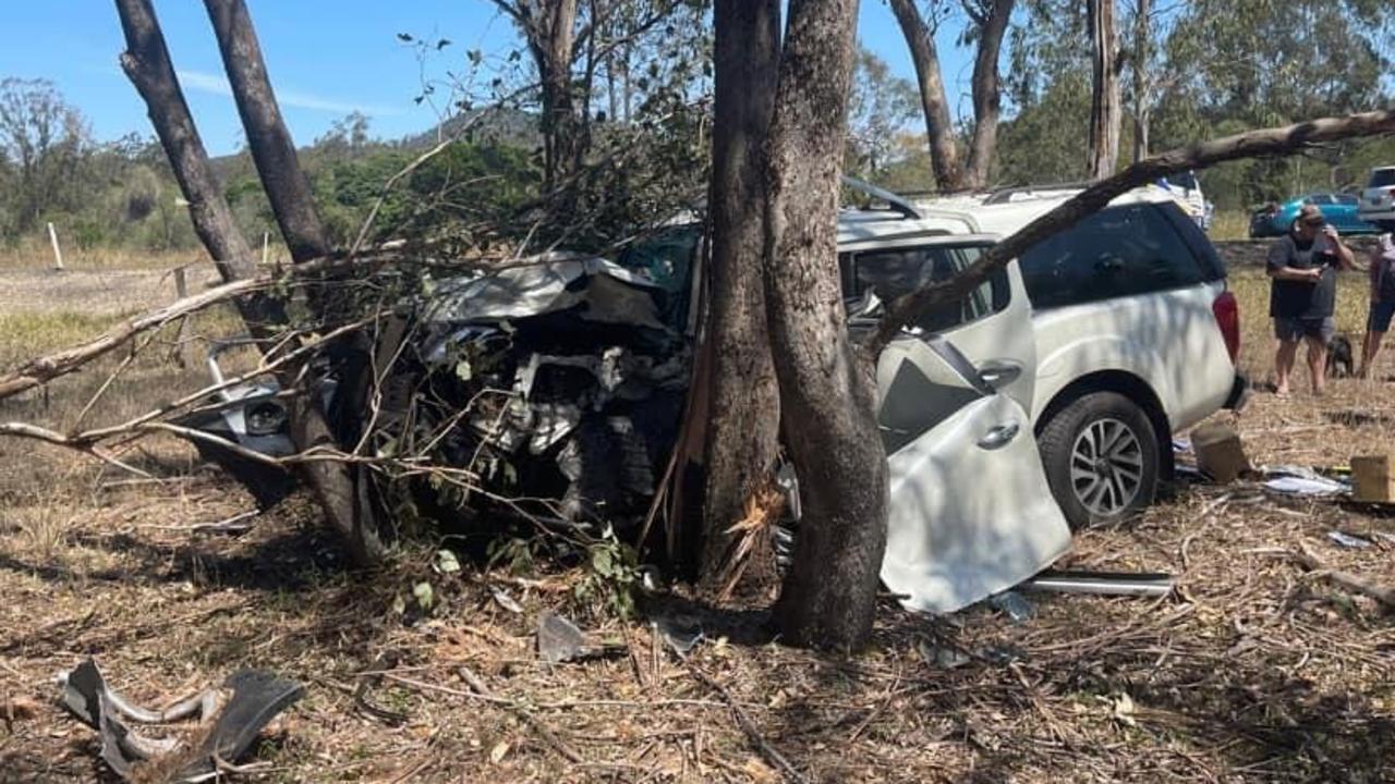 Car Crashes Into Tree On Bruce Highway Near Glenwood | The Courier Mail