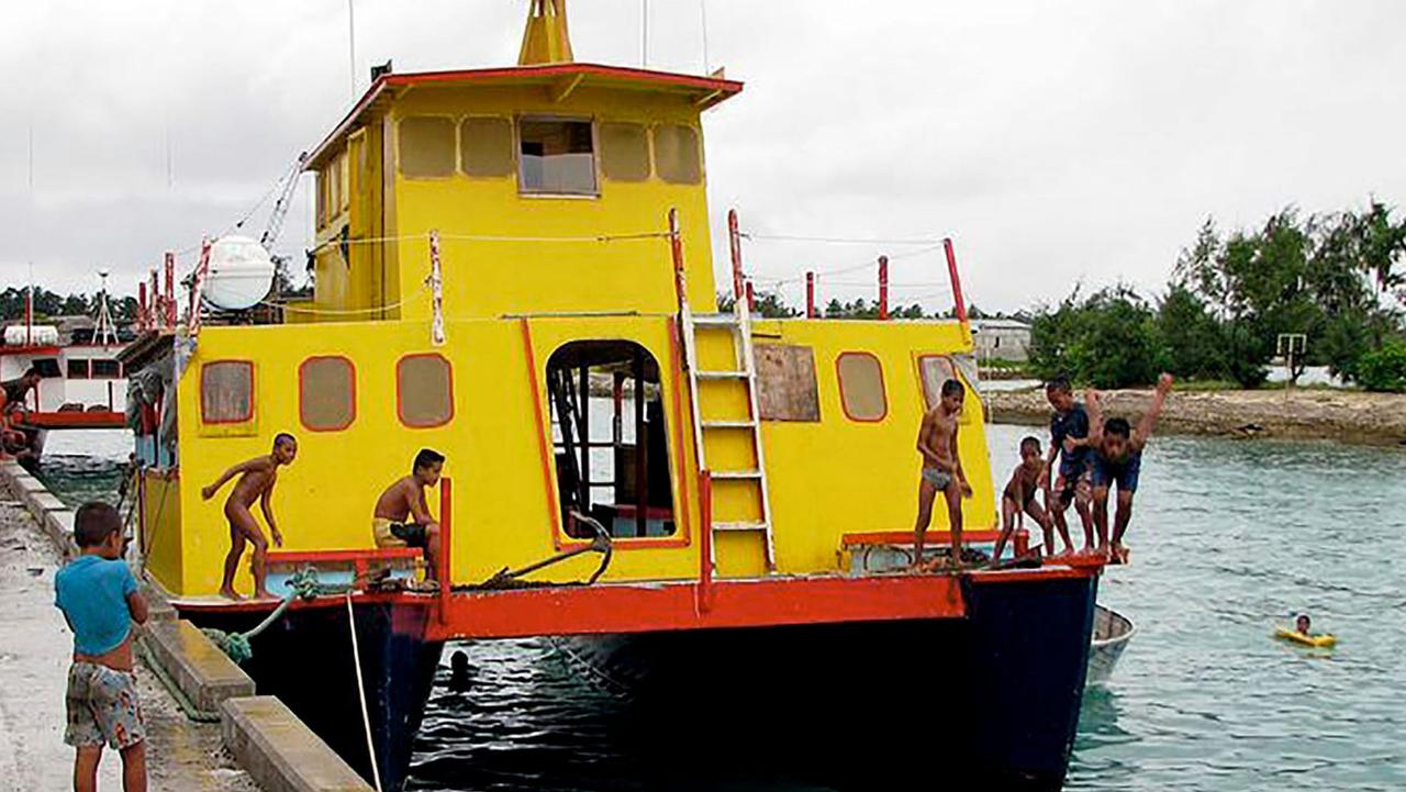 The doomed ferry, the MV Butiraoi, that sank off Kiribati killing 95 people. Picture: AFP.