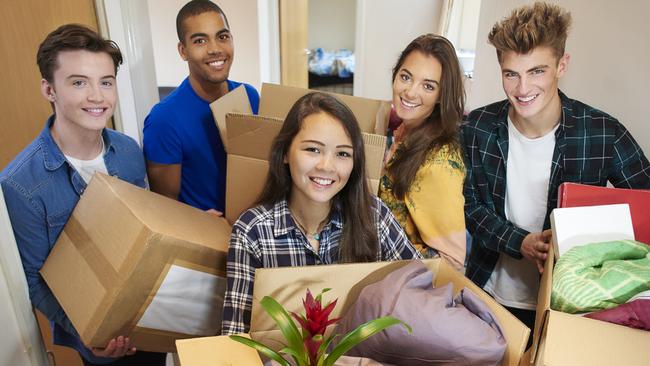 Moving into a shared place with a group of uni students means shared milk and instant friends.