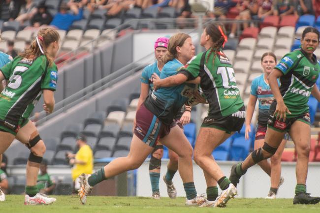 Mackay Cutters vs Townsville Blackhawks Harvey Norman U17's Saturday 22 February 2025 Picture:Michaela Harlow