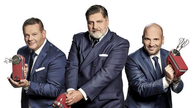 The trio hosted Masterchef Australia for 11 seasons. Picture: Supplied.