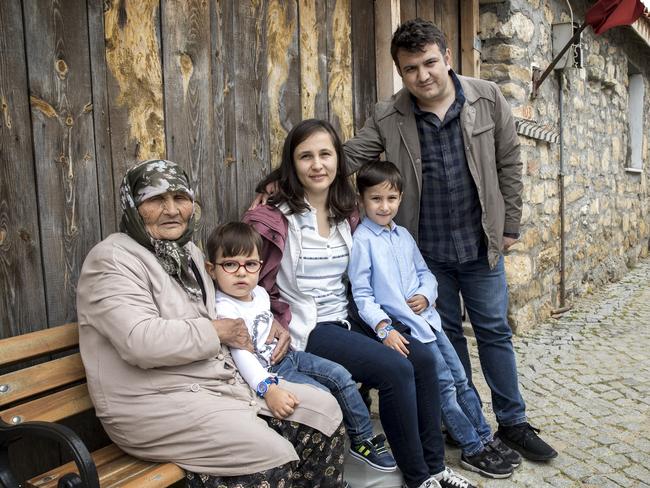 Omer Dundar is visiting Gallipoli with his family. Picture: Ella Pellegrini