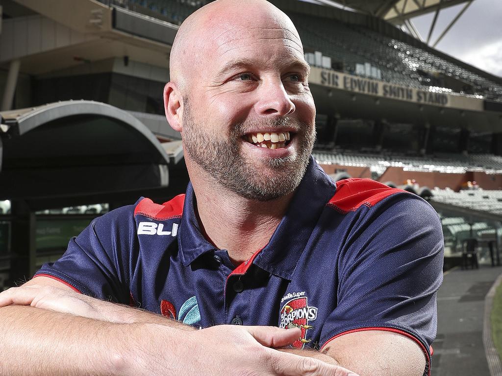 CRICKET - Newly appointed coach of our state women's cricket team - The Scorpions. Luke Williams at the Adelaide Oval. Picture SARAH REED