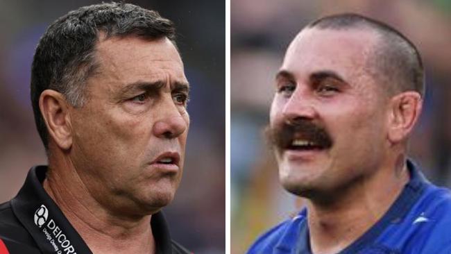 Reagan Campbell-Gillard has left Shane Flanagan fuming. Photo: Getty Images and NRL Photos