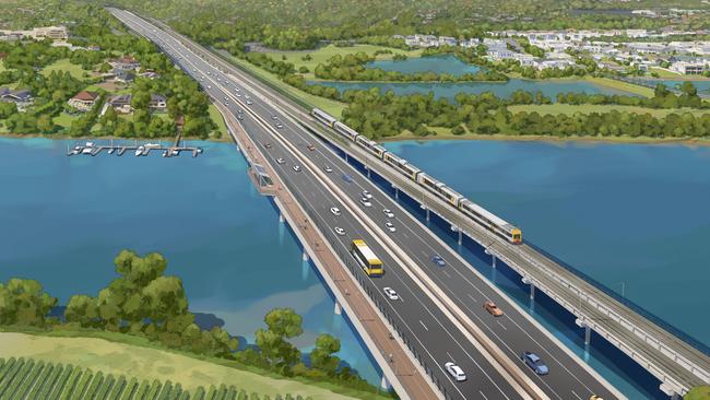 Artist impressions of the Coomera Connector