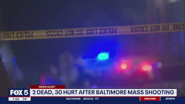 Baltimore Mass Shooting Leaves At Least Two Dead And 28 Injured