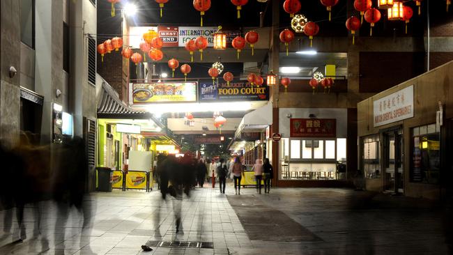 Cr Simon Hou says there is increasing crime around Chinatown. Picture: Noelle Bobrige