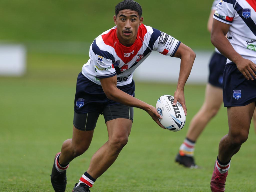 Roosters' Benaiah Ioelu Picture: Bryden Sharp.