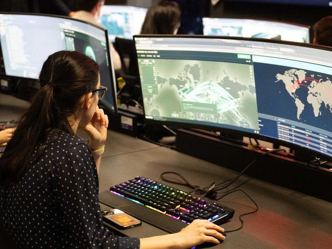 ADELAIDE/ KAURNA YARTA, AUSTRALIA - NewsWire Photos MAY 13, 2024: The Cyber Collaboration Centre at Lot Fourteen. Picture: NCA NewsWire / Morgan Sette