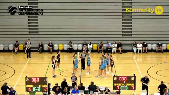 Replay: Basketball Australia School Championships Day 3 - (Women's QF) Templestowe College v Immanuel