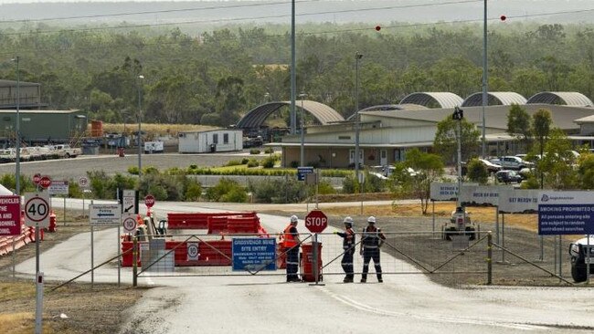 The entry to Grosvenor Mine, near Moranbah. Picture: Daryl Wright