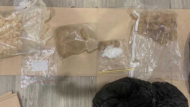 Drugs allegedly seized as part of the investigations. Picture: NSW Police