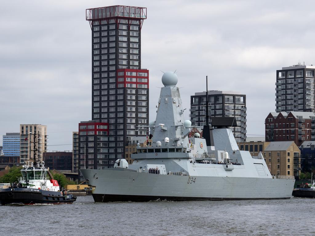 HMS Diamond is a Royal Navy Type 45 air-defence destroyer that was launched in 2007 and is one of the most advanced warships ever built. Picture: Getty