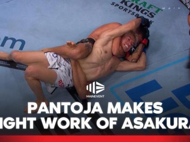 AND STILL! Pantoja chokes out debutant